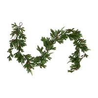 Northlight Cypress And Pine Cone   Unlit Christmas Indoor Garland