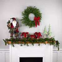 Northlight Cypress And Pine Cone   Unlit Christmas Indoor Garland