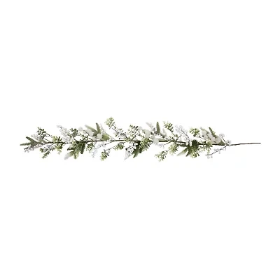 Northlight Glittered Berries And Eucalyptus Christmas Indoor Garland