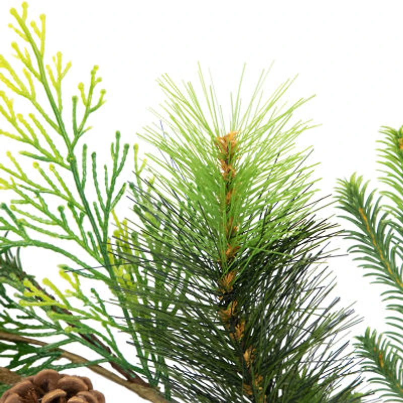 Northlight Jingle Bells And Pinecones Christmas Indoor Garland