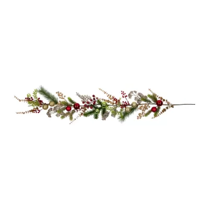 Northlight Ball Glittered Christmas Indoor Garland