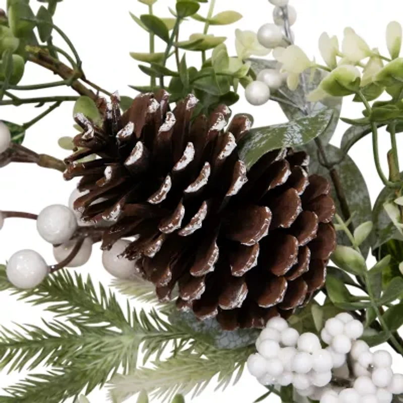 Northlight Frosted Pinecones Christmas Indoor Garland