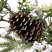 Northlight Frosted Pinecones Christmas Indoor Garland