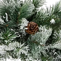 Northlight Rosemary Emerald Angel Pine Wreath