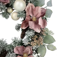 Northlight Floral And Ball  Pine Wreath