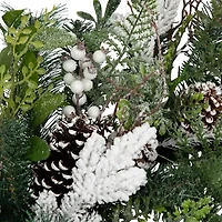 Northlight 36in Frosted Unlit Wreath