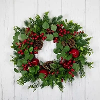 Northlight Boxwood And Pine Wreath