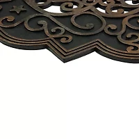 Northlight Black And Copper Merry Indoor Rectangular Doormat