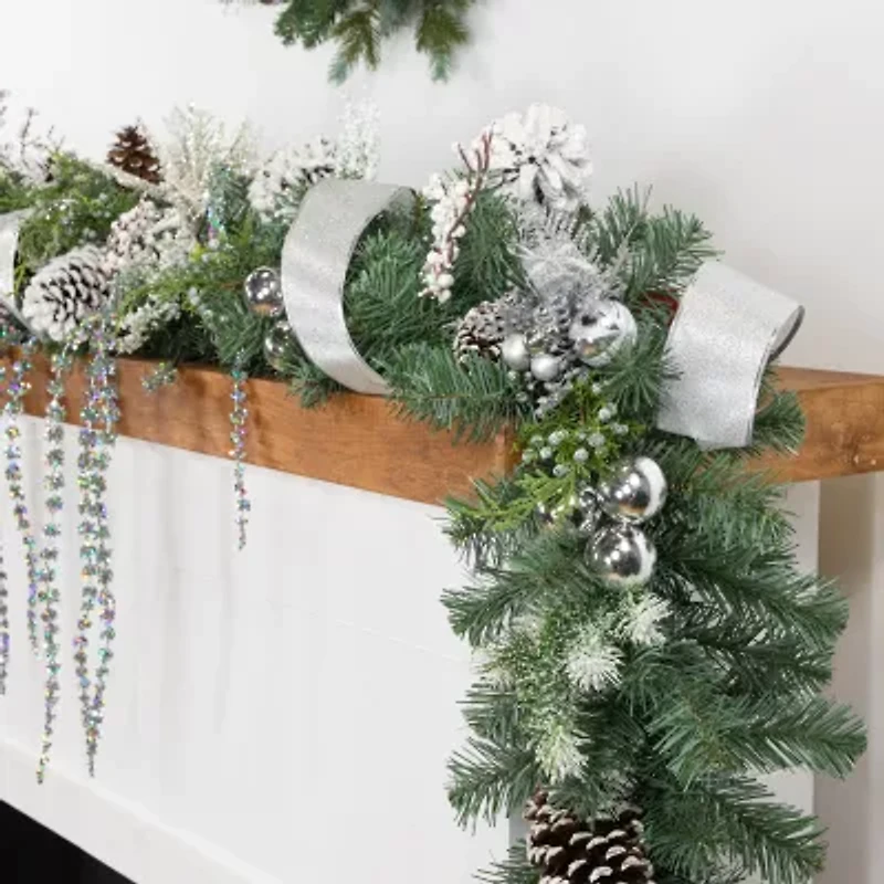 Northlight Colorado Blue Spruce Unlit Christmas Outdoor Garland