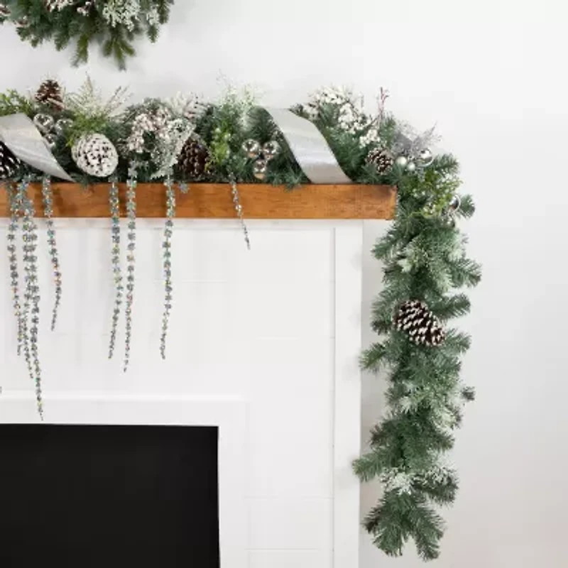 Northlight Colorado Blue Spruce Unlit Christmas Outdoor Garland