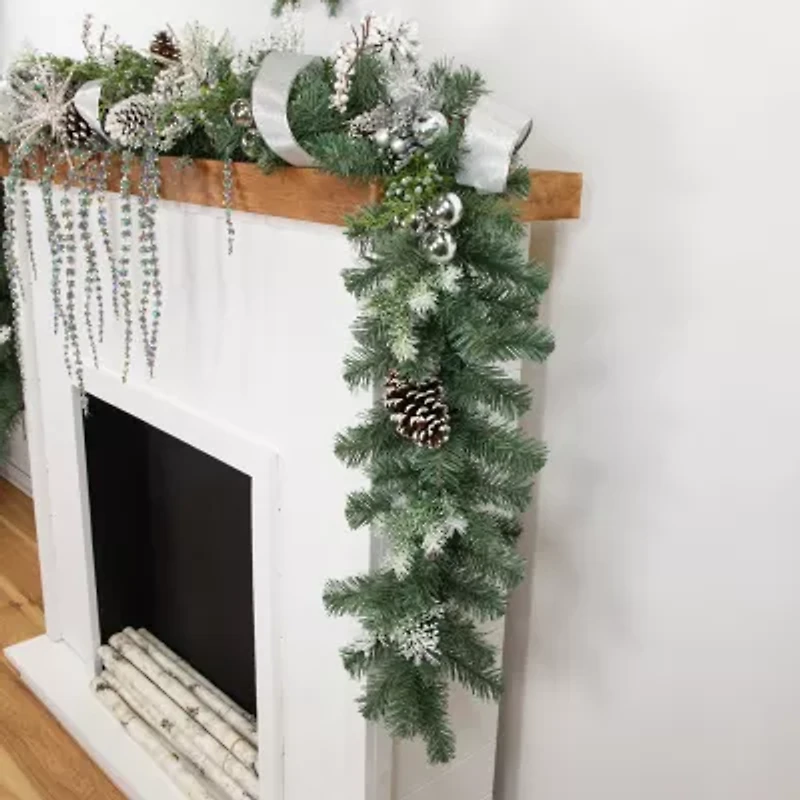 Northlight Colorado Blue Spruce Unlit Christmas Outdoor Garland