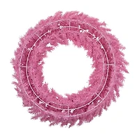 Northlight Pink Spruce Unlit Wreath
