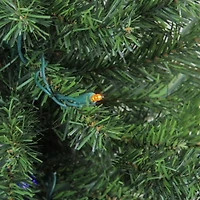 Northlight Canadian Pine With Multicolor Lights 2 Foot Pre-Lit Pine Christmas Tree