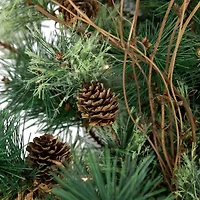 Northlight Country Mixed Pine With Clear Lights 2 Foot Pre-Lit Pine Christmas Tree