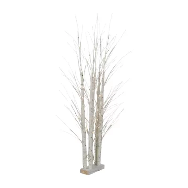 Northlight Led Lighted White Birch 4 Foot Pre-Lit Birch Christmas Tree