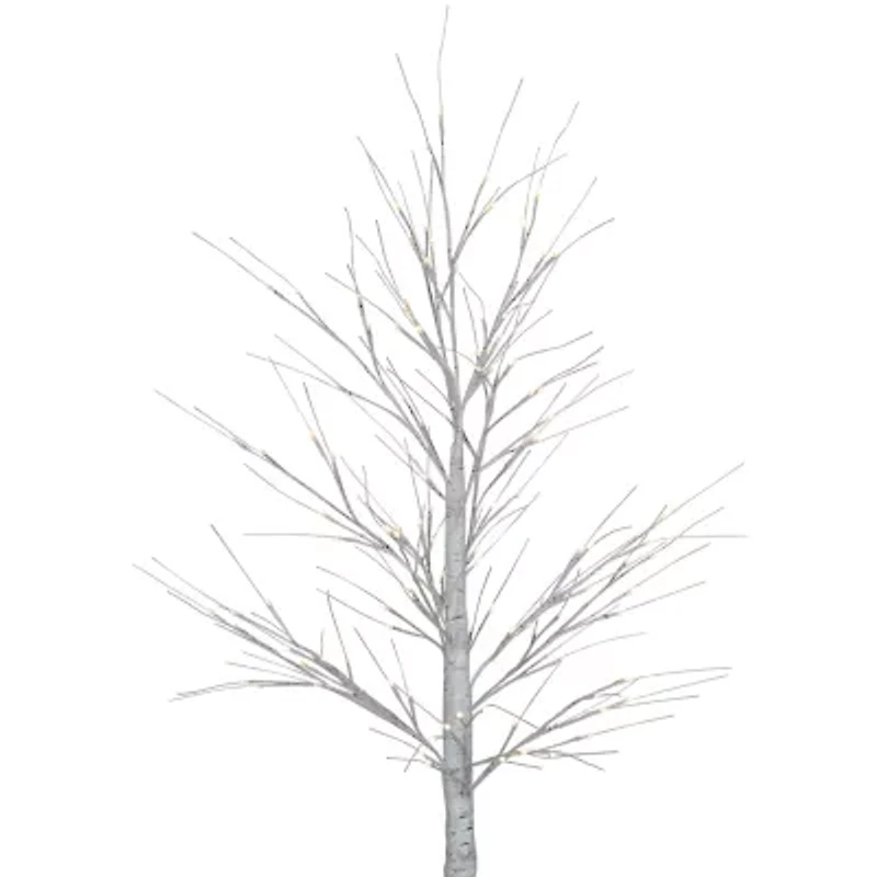 Northlight Warm White Led Lighted Birch 4 Foot Pre-Lit Birch Christmas Tree