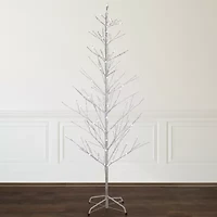 Northlight White Birch With White Lights 6 Foot Pre-Lit Birch Christmas Tree