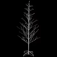 Northlight White Birch With White Lights 6 Foot Pre-Lit Birch Christmas Tree