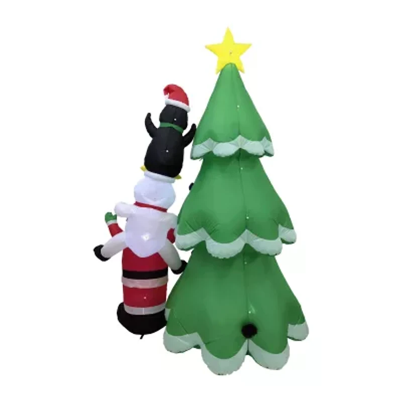 Northlight Santa Snowman And Penguin Outdoor Christmas Yard Art