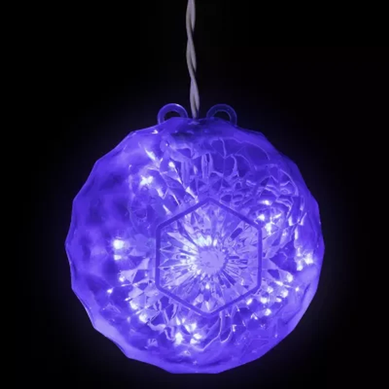 Northlight Handing Crystal Blue Led Lighted Christmas Yard Art