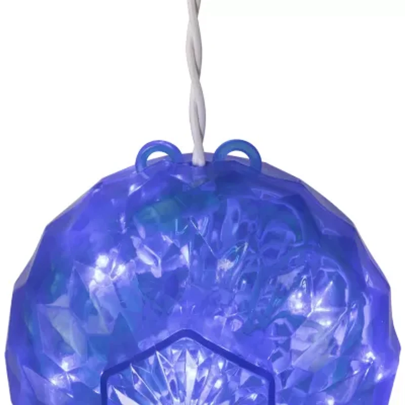 Northlight Handing Crystal Blue Led Lighted Christmas Yard Art