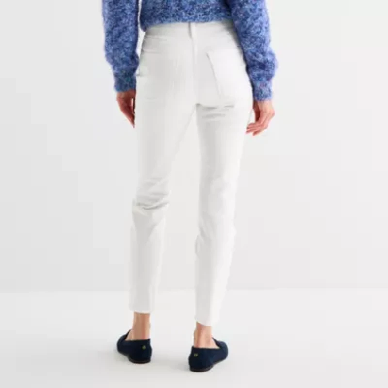 St. John's Bay Womens Mid Rise Skinny Fit Jean