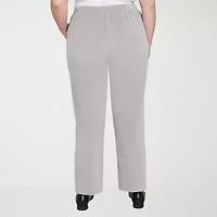Alfred Dunner Stockbridge Womens Plus Short Mid Rise Straight Corduroy Pant