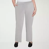 Alfred Dunner Stockbridge Womens Plus Short Mid Rise Straight Corduroy Pant