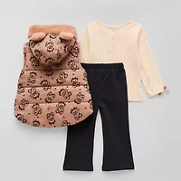 Little Lass Baby Girls 3-pc. Legging Set