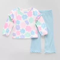 Okie Dokie Baby Girls 2-pc. Pant Set
