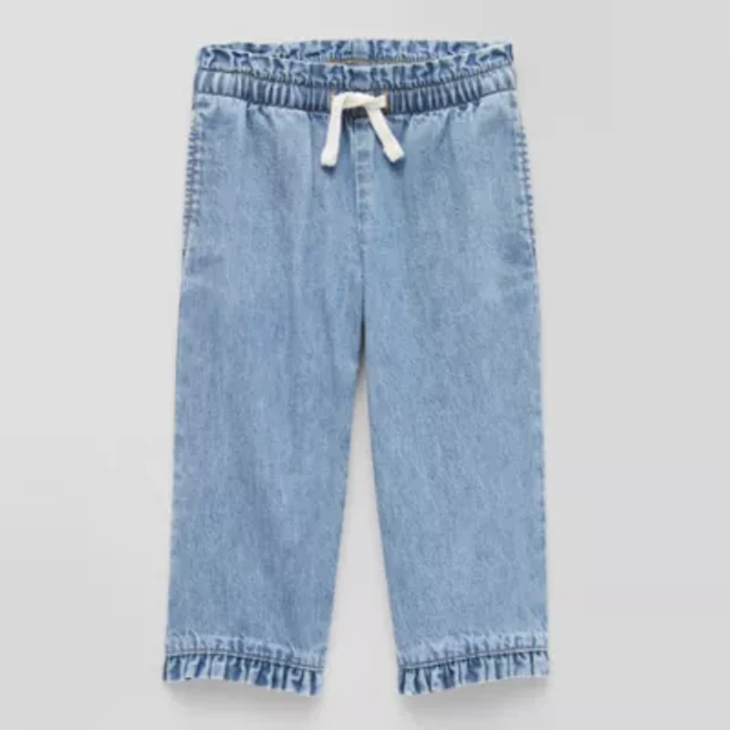 Okie Dokie Toddler & Little Girls Baggy Fit Jean