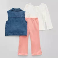 Little Lass Toddler Girls 3-pc. Pant Set