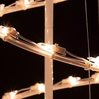 Northlight Clear Lighted Spiral Christmas Yard Art