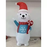 Northlight Polar Bear Lighted Christmas Inflatable