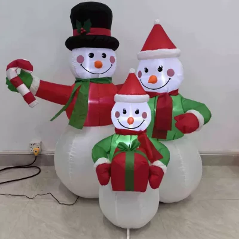 Northlight Snowman Family Christmas Inflatable