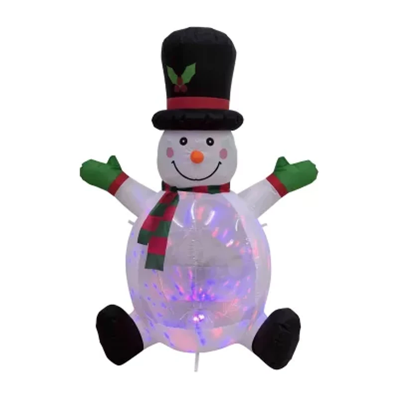 Northlight Snowman With Hat Christmas Inflatable