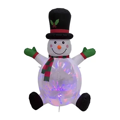 Northlight Snowman With Hat Christmas Inflatable