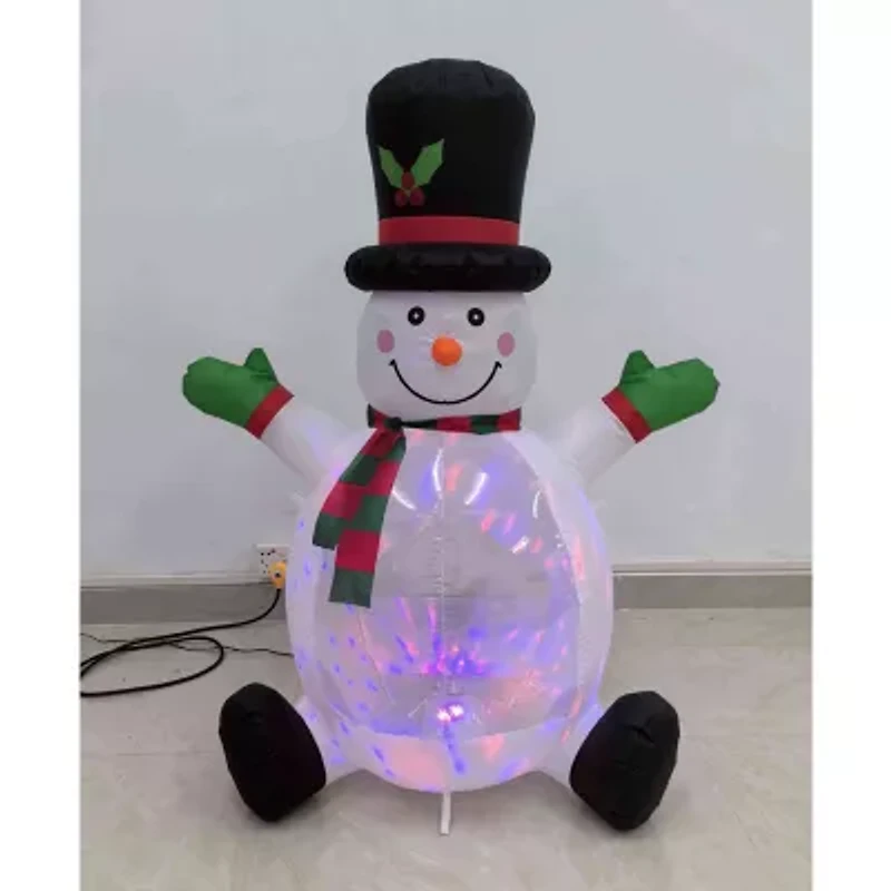 Northlight Snowman With Hat Christmas Inflatable