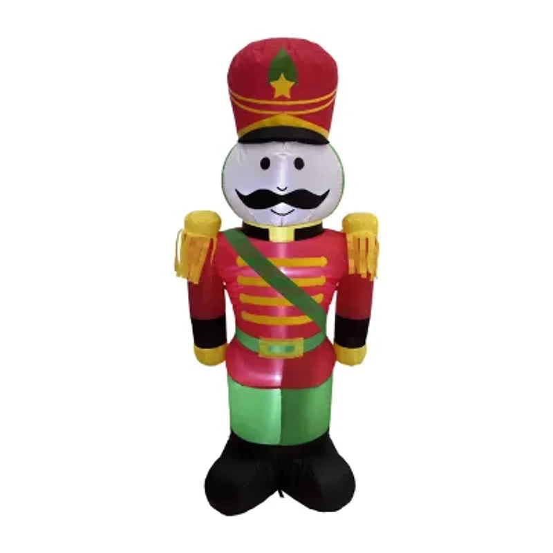 Northlight Clear Lighted Soldier Christmas Inflatable