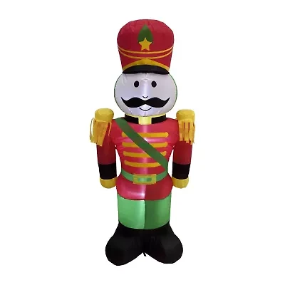 Northlight Clear Lighted Soldier Christmas Inflatable