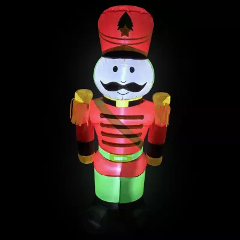 Northlight Clear Lighted Soldier Christmas Inflatable