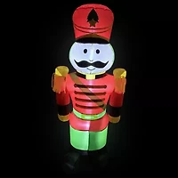 Northlight Clear Lighted Soldier Christmas Inflatable