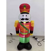 Northlight Clear Lighted Soldier Christmas Inflatable