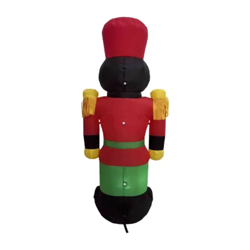 Northlight Clear Lighted Soldier Christmas Inflatable