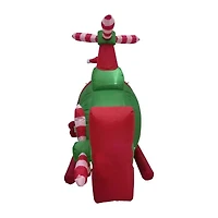 Northlight Santa With Helicopter Christmas Inflatable