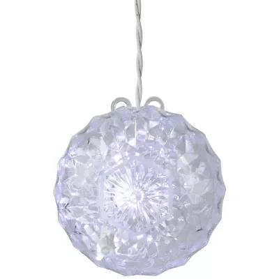 Northlight White Led Lighted Crystal Christmas Yard Art