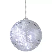 Northlight White Led Lighted Crystal Christmas Yard Art