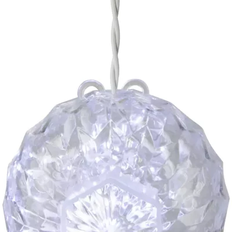Northlight White Led Lighted Crystal Christmas Yard Art