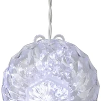 Northlight White Led Lighted Crystal Christmas Yard Art