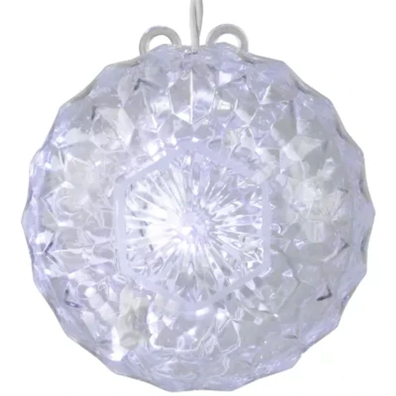 Northlight White Led Lighted Crystal Christmas Yard Art
